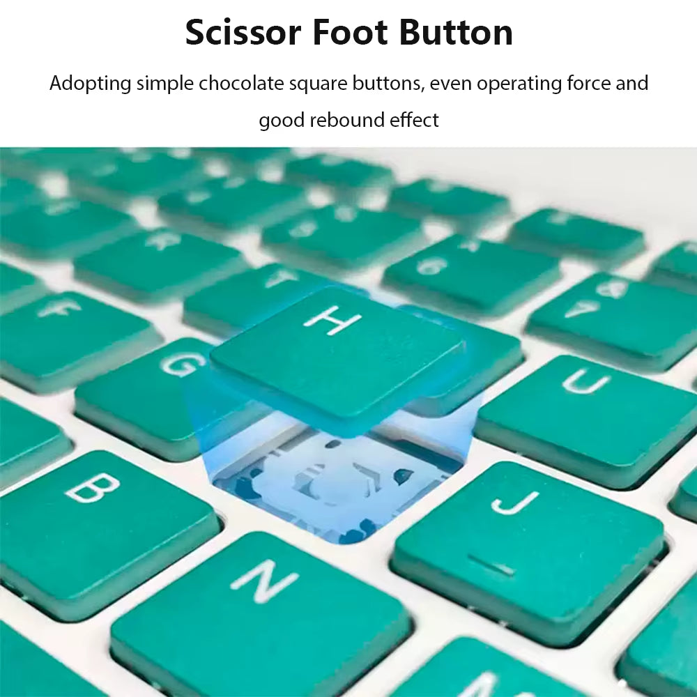 Bluetooth Wireless Keyboard Android IOS Windows Black Keyboard and Mouse Extra Long Standby Tablet Keyboard Ipad Keyboard