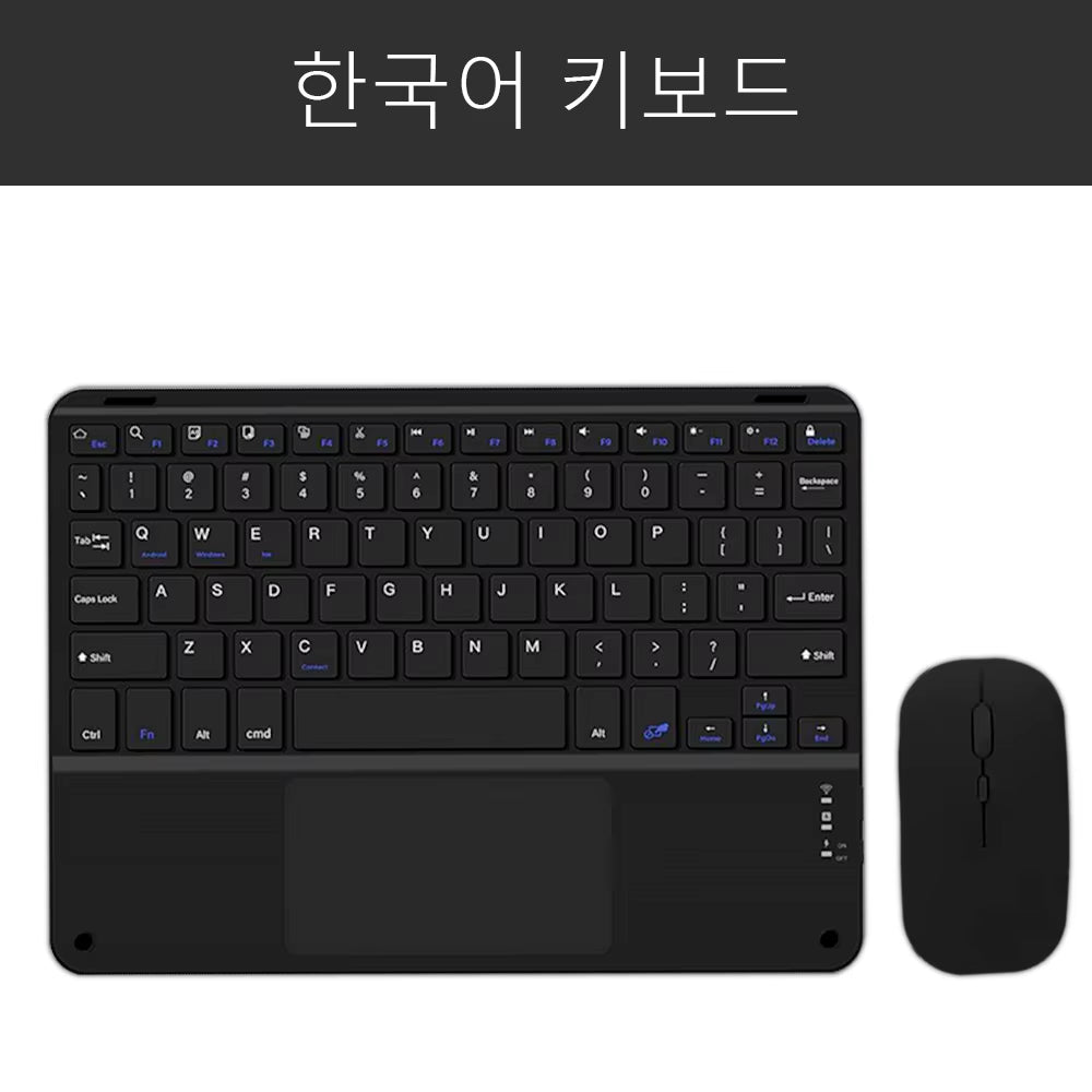 Bluetooth Wireless Keyboard Android IOS Windows Black Keyboard and Mouse Extra Long Standby Tablet Keyboard Ipad Keyboard